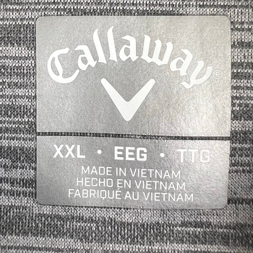 Callaway Fleece pullover men’s XXL long sleeve quarter zip, front zip pocket - Picture 5 of 6